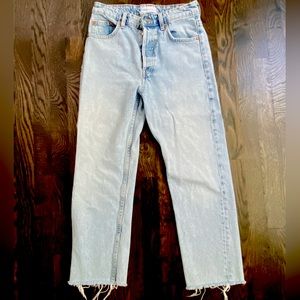 Zara light wash jeans